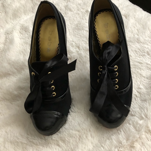 Black Bebe Kristen Booties size 6 - Picture 7 of 8